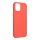 iPhone 12 Pro Max (6,7") szilikon tok, hátlap tok, korall-pink, matt, velúr belső, Forcell Silicone Lite