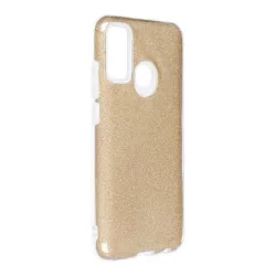   Huawei P Smart 2020 szilikon tok, csillámos, hátlap tok, arany, Shining