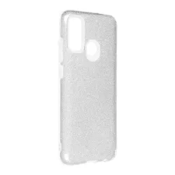   Huawei P Smart 2020 szilikon tok, csillámos, hátlap tok, ezüst, Shining