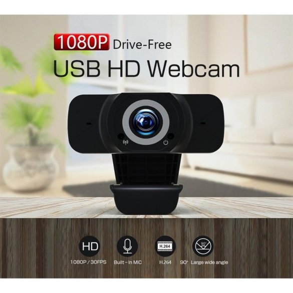 Webkamera ECM-CDV126C full HD 1080p fekete mikrofonnal