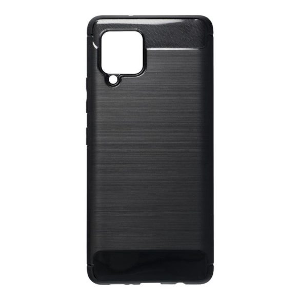 Samsung Galaxy A42 5G szilikon tok, fekete, SM-A426, Carbon fiber