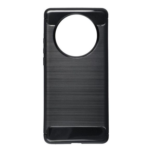 Huawei Mate 40 Pro szilikon tok, fekete, Carbon fiber