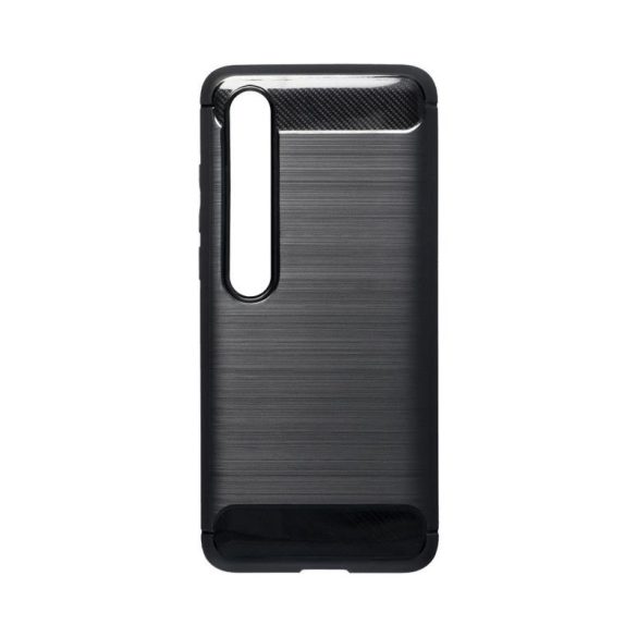 Xiaomi Mi 11i / Redmi K40 / Poco F3 szilikon tok, fekete, Carbon fiber