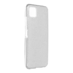   Samsung Galaxy A22 5G szilikon tok, csillámos, hátlap tok, ezüst,SM-A226, Shining
