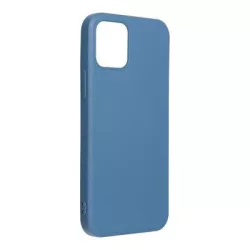  iPhone 13 Pro Max (6,7") szilikon tok, matt, velúr belső, kék, Forcell Silicone