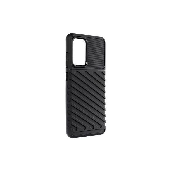 iPhone 13 Mini (5.4") ütésálló tok, szilikon tok, hátlap tok, fekete, Forcell Thunder