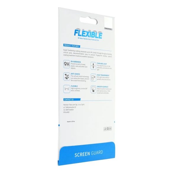 iPhone 13 / 13 Pro / 14 (6,1") nano flexibilis hibrid üvegfólia, edzett, full glue, Bestsuit
