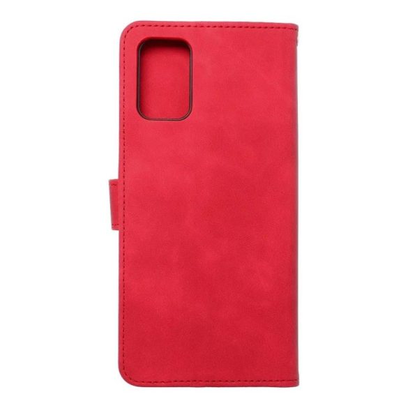 Samsung Galaxy A03s telefon tok, könyvtok, oldalra nyíló tok, mágnesesen záródó, piros Merry Christmas felirat, SM-A037, Forcell Mezzo