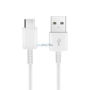 Type-C - USB-A adatkábel, fehér, 1M, HD21