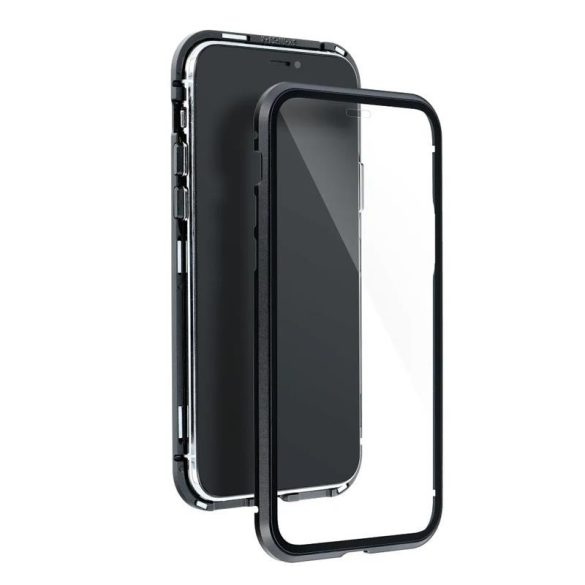 iPhone 13 Pro Max (6,7") elő + hátlapi tok, mágneses, fekete, Magneto 360