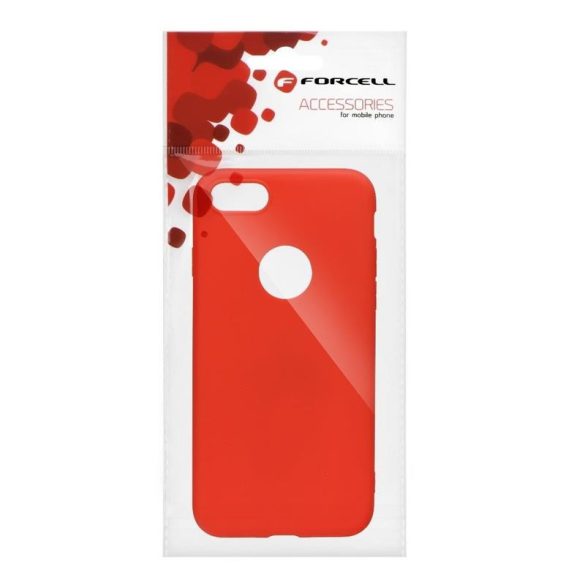 Forcell soft Samsung S908 Galaxy S22 Ultra piros Szilikon tok