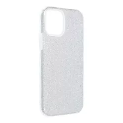   Samsung Galaxy S22 Plus szilikon tok, csillámos, hátlap tok, ezüst, SM-S906, Shining