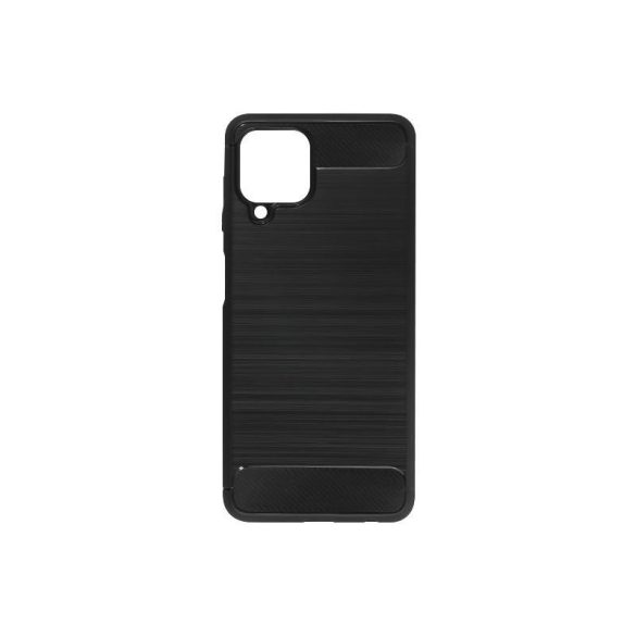 Samsung Galaxy S22 szilikon tok, fekete, SM-S901, Carbon fiber