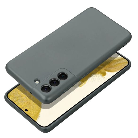 iPhone 13 (6.1") hátlap tok, TPU tok, szürke, Metallic