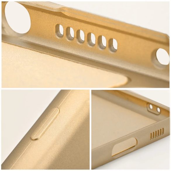 iPhone 13 (6,1") hátlap tok, TPU tok, arany, Metallic