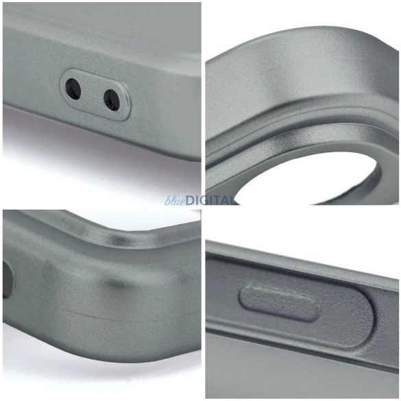 Samsung Galaxy A52 4G/5G hátlap tok, TPU tok, szürke, SM-A525, SM-A526, Metallic