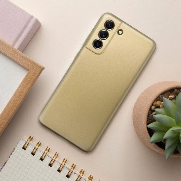 Xiaomi Redmi Note 11 / 11s / Poco M4 Pro 4G hátlap tok, TPU tok, arany, Metallic