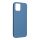 iPhone 14 Pro Max (6.7") szilikon tok, matt, velúr belső, kék, Forcell Silicone