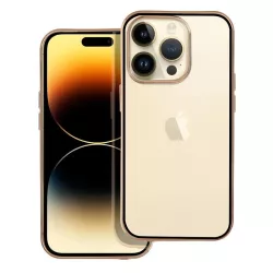   iPhone 14 Plus (6.7") szilikon tok, hátlap tok, TPU tok, fekete keret, Lux