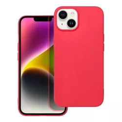  iPhone 14 Plus (6.7") szilikon tok, matt, piros, Forcell Soft