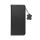 iPhone 14 Plus (6.7") bőr telefon tok, könyvtok, oldalra nyíló tok, mágnesesen záródó, fekete, Forcell Leather