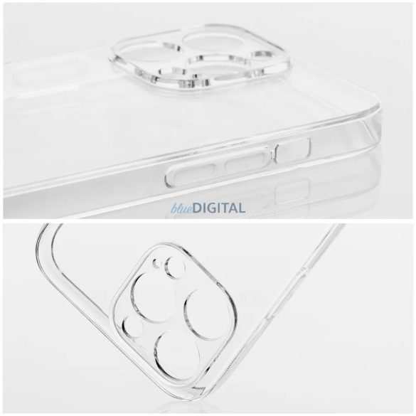 Samsung Galaxy A33 szilikon tok, átlátszó, 2mm, kamera védelemmel, SM-A336, Clear