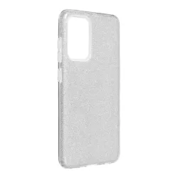   Samsung Galaxy A23 4G / 5G szilikon tok, csillámos, hátlap tok, ezüst, SM-A235, SM-A236, Shining