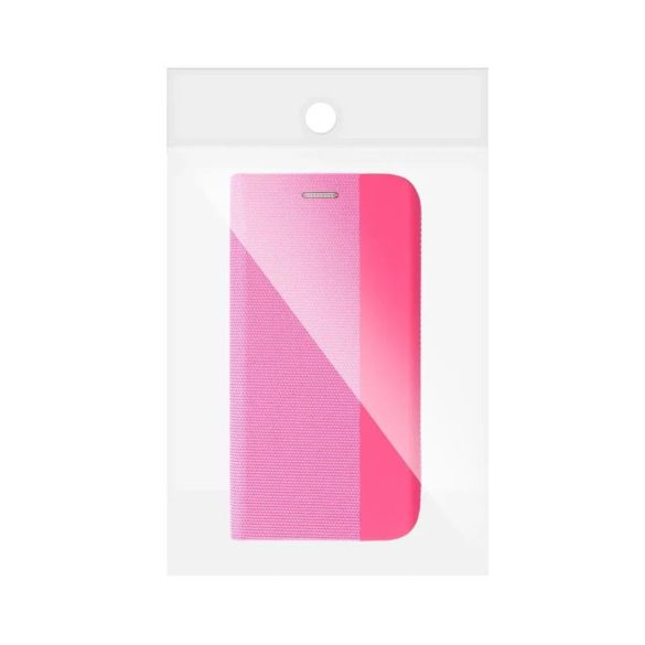 Samsung Galaxy S23 telefon tok, könyvtok, oldalra nyíló tok, mágnesesen záródó, SM-S911, rózsaszín, Sensitive Book