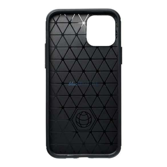 Samsung Galaxy S23 Plus szilikon tok, fekete, SM-S916, Carbon fiber