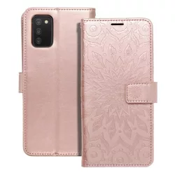   Samsung Galaxy S23 Plus telefon tok, könyvtok, oldalra nyíló tok, mágnesesen záródó, rose gold, mandala, SM-S916, Forcell Mezzo