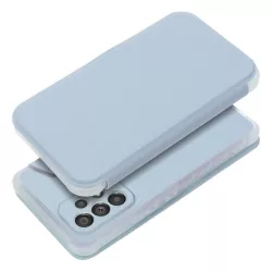   Samsung Galaxy S23 Plus telefon tok, könyvtok, oldalra nyíló tok, mágnesesen záródó, kék, SM-S916, Forcell Piano