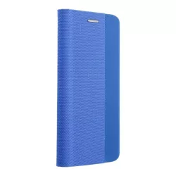   Samsung Galaxy S23 Plus telefon tok, könyvtok, oldalra nyíló tok, mágnesesen záródó, SM-S916, Kék, Sensitive Book