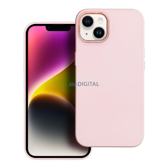 iPhone 7 / 8 / SE 2020 / SE 2022 (4.7") hátlap tok, TPU tok, púderrózsaszín, Frame