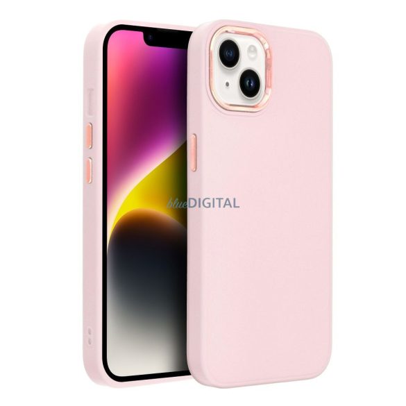 iPhone 7 / 8 / SE 2020 / SE 2022 (4.7") hátlap tok, TPU tok, púderrózsaszín, Frame