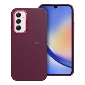 Samsung Galaxy A54 5G hátlap tok, TPU tok, sötétlila, SM-A546, Frame