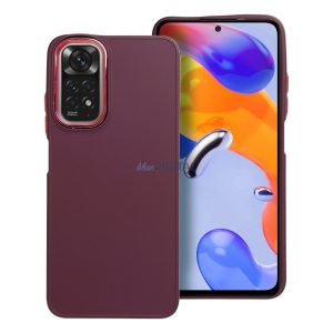 Xiaomi Redmi Note 11 4G / 11S hátlap tok, TPU tok, sötétlila, Frame