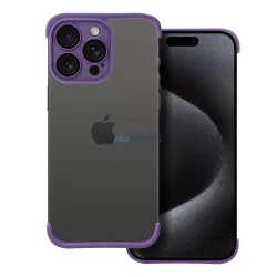   iPhone 13 Pro Max (6.7") keret tok, TPU tok, kameravédelem, sötétlila, Mini Bumpers