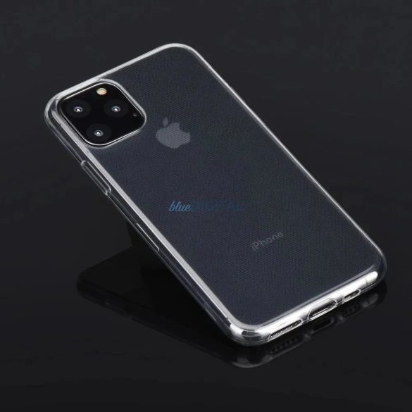 iPhone 15 Pro (6.1") szilikon tok, átlátszó, 0.5mm, Ultra slim