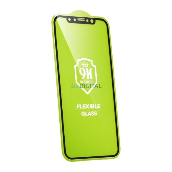 iPhone 15 Plus (6.7") flexibilis hibrid fólia, edzett, 3D full glue, Bestsuit