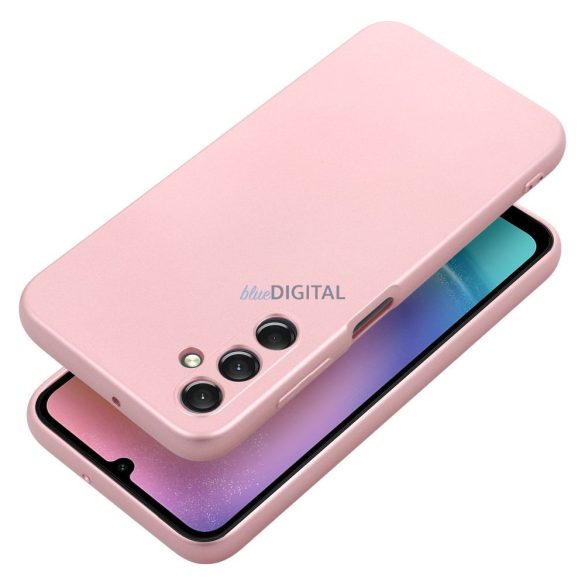 Samsung Galaxy A25 5G hátlap tok, TPU tok, rózsaszín, SM-A256, Metallic