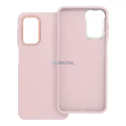   Samsung Galaxy A15 4G/5G hátlap tok, TPU tok, púderrózsaszín, SM-A155, SM-A156, Frame