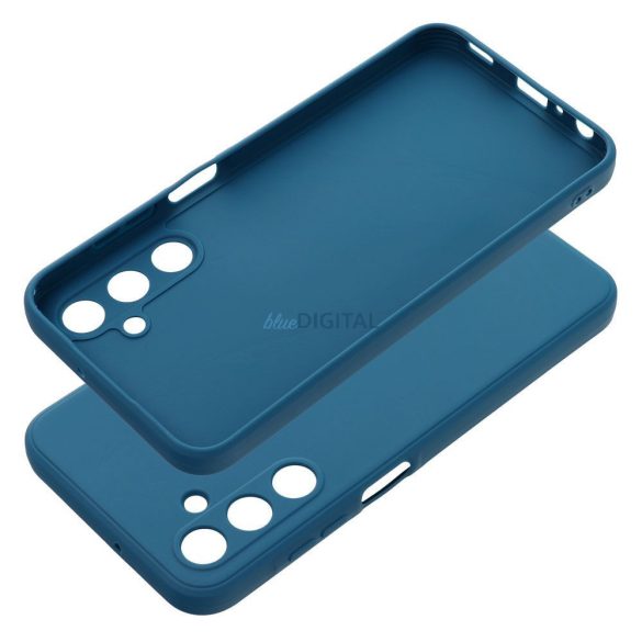 Samsung Galaxy A25 szilikon tok, hátlap tok, kék, SM-A256, matt