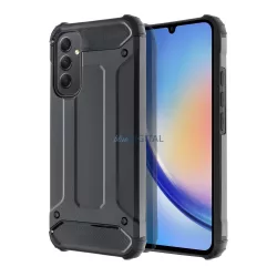   Samsung Galaxy A55 ütésálló hátlap tok, fekete, SM-A556, Defender II