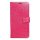 Xiaomi Redmi Note 13 4G telefon tok, könyvtok, oldalra nyíló tok, mágnesesen záródó, sötét magenta, mandala, Mezzo