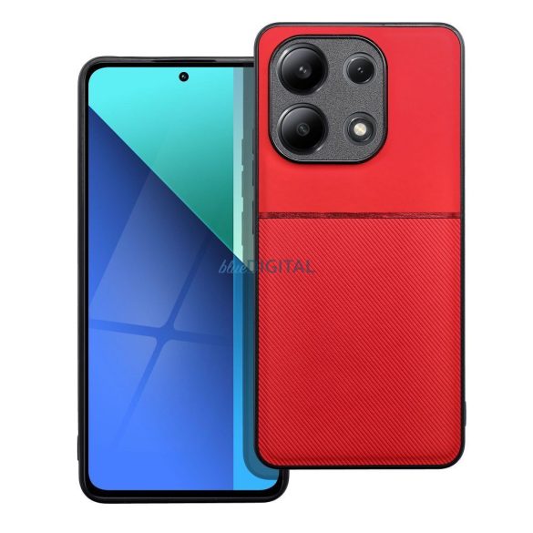 Xiaomi Redmi Note 13 4G telefon tok, szilikon tok, TPU tok, hátlap tok, piros, Forcell Noble