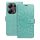 Xiaomi Redmi Note 13 4G telefon tok, könyvtok, oldalra nyíló tok, mágnesesen záródó, zöld, mandala, Forcell Mezzo Xiaomi Redmi Note 13 4G telefon tok, könyvtok, oldalra nyíló tok, mágnesesen záródó, zöld, mandala, Forcell Mezzo
