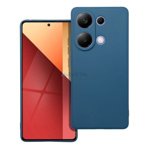 Xiaomi Redmi Note 13 Pro 4G szilikon tok, hátlap tok, kék, matt