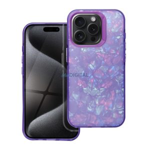 iPhone 15 (6.1") hátlap tok, kemény tok, TPU / PC tok, lila, Tutti Frutti