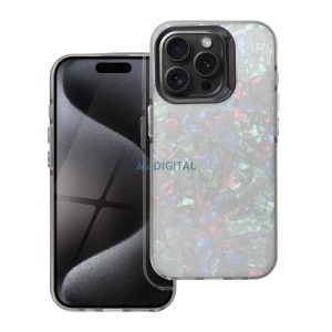 iPhone 16 Pro Max (6.9") hátlap tok, kemény tok, TPU / PC tok, fekete, Tutti Frutti