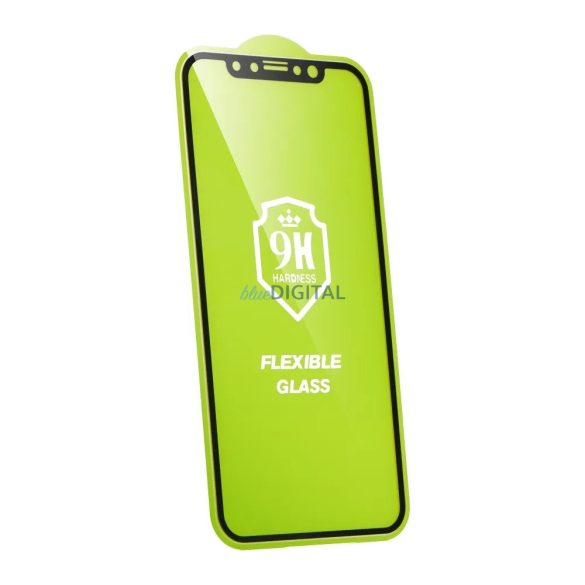 iPhone 16 Plus (6.7") flexibilis hibrid fólia, edzett, 3D full glue, Bestsuit